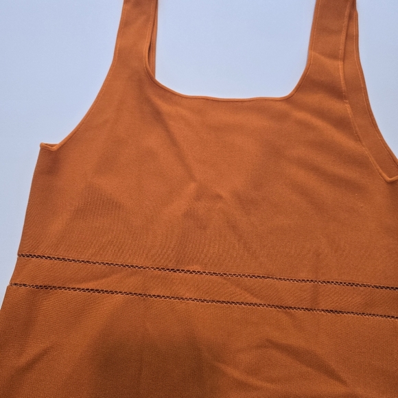 SIMKHAI Louella Midi Casual Dress Square Neck Sleeveless Pull-on Size XL - Picture 11 of 12